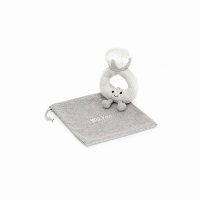 Jellycat Amuseables Diamond Ring with Bag Australia | 410692ZSR